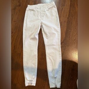 Womens Bridge by GLY Jeans Buckle curvy high Rise ankle Skinny Size 28